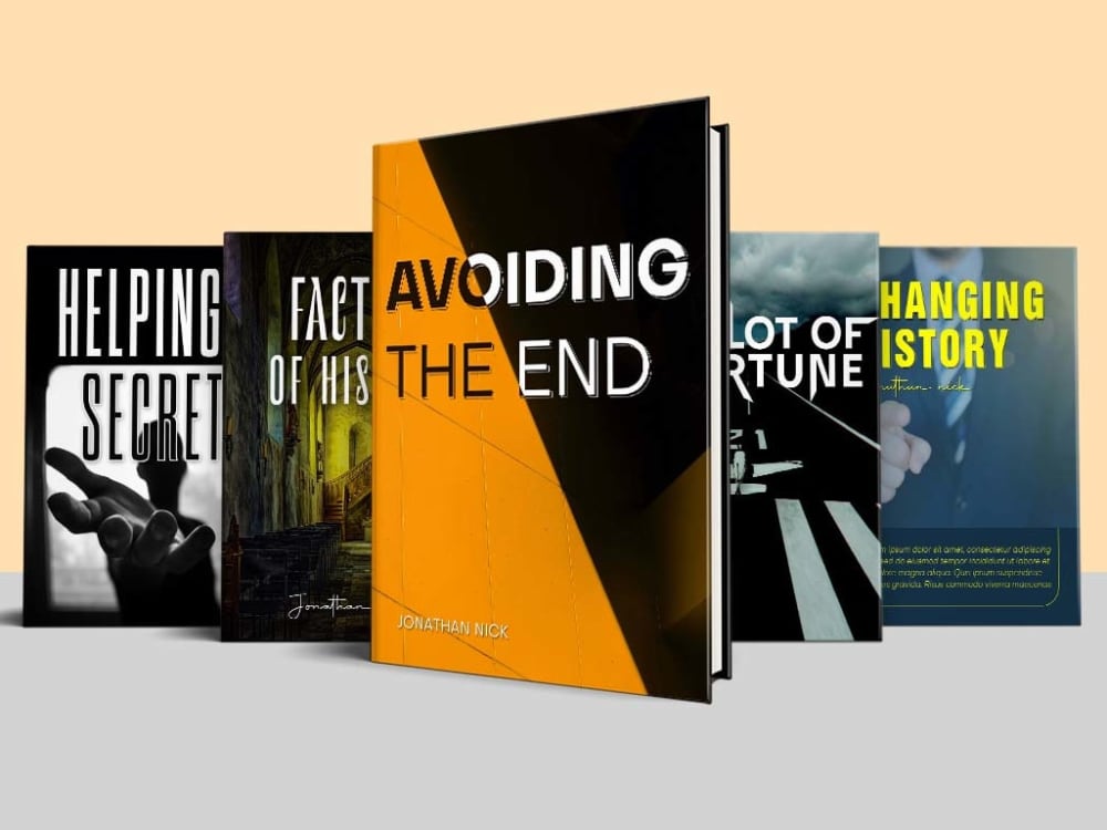 A high quality book cover design Upwork