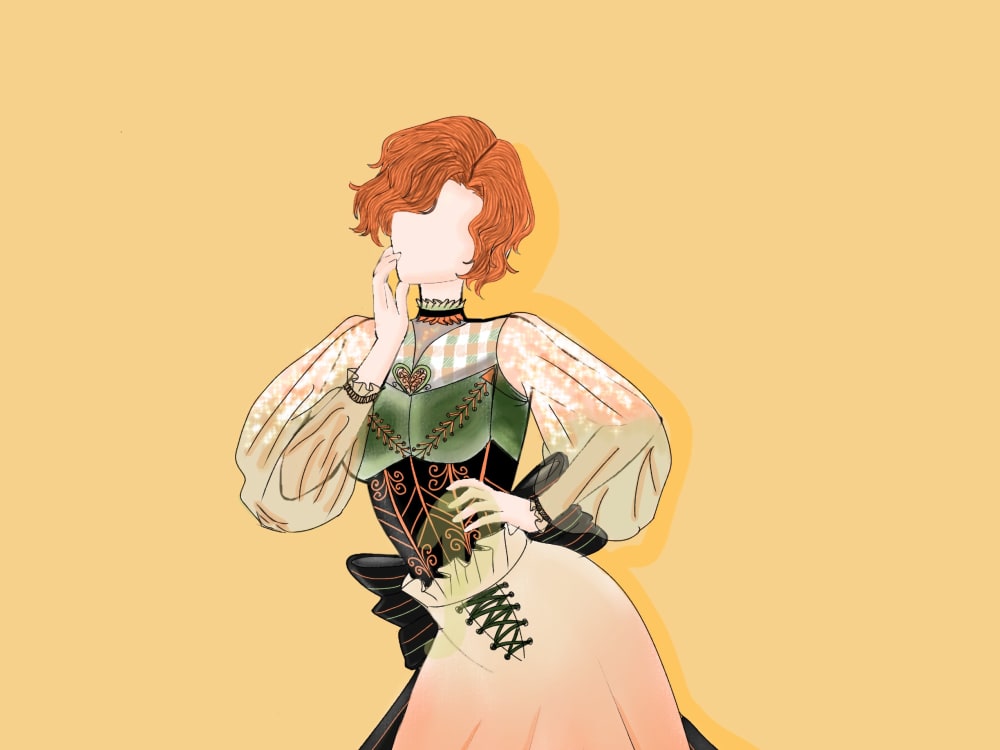 A unique fashion Inspiration Illustration for Your Clothing Line | Upwork