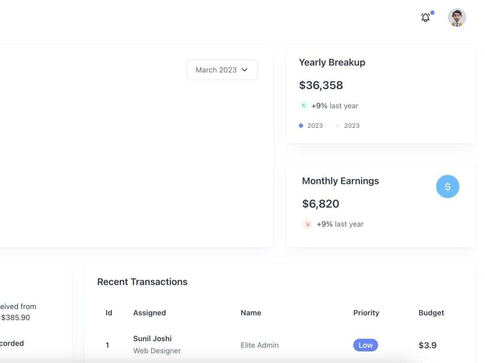 CRM software in python Django or Flask with ReactJS frontend. Upwork