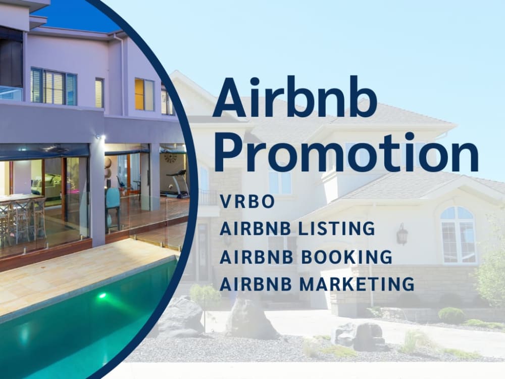 Airbnb promotion, Airbnb listing, vrbo,Airbnb marketing to get more