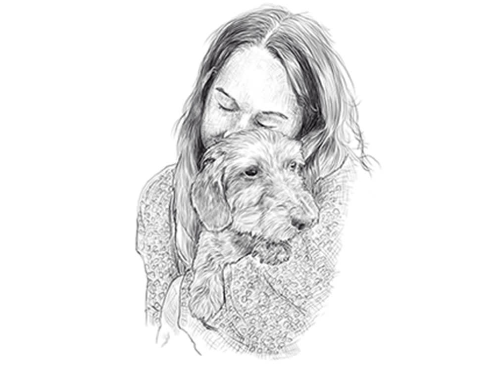 Any black and white sketch, pencil drawing Upwork