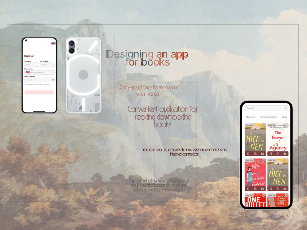 LitHub. An app for reading and downloading books Upwork