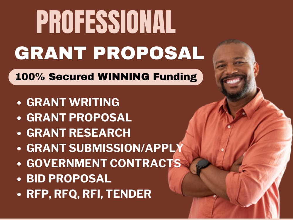 Grant bid proposal, government contracts, RFP, grant research 