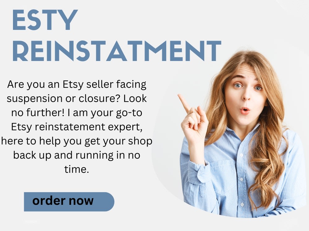 Reinstate your suspended etsy account, vast appeal letter for etsy reopen Upwork