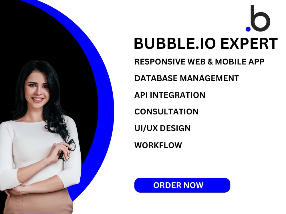 Develop bubble website, and mobile app design using the bubble.io Upwork