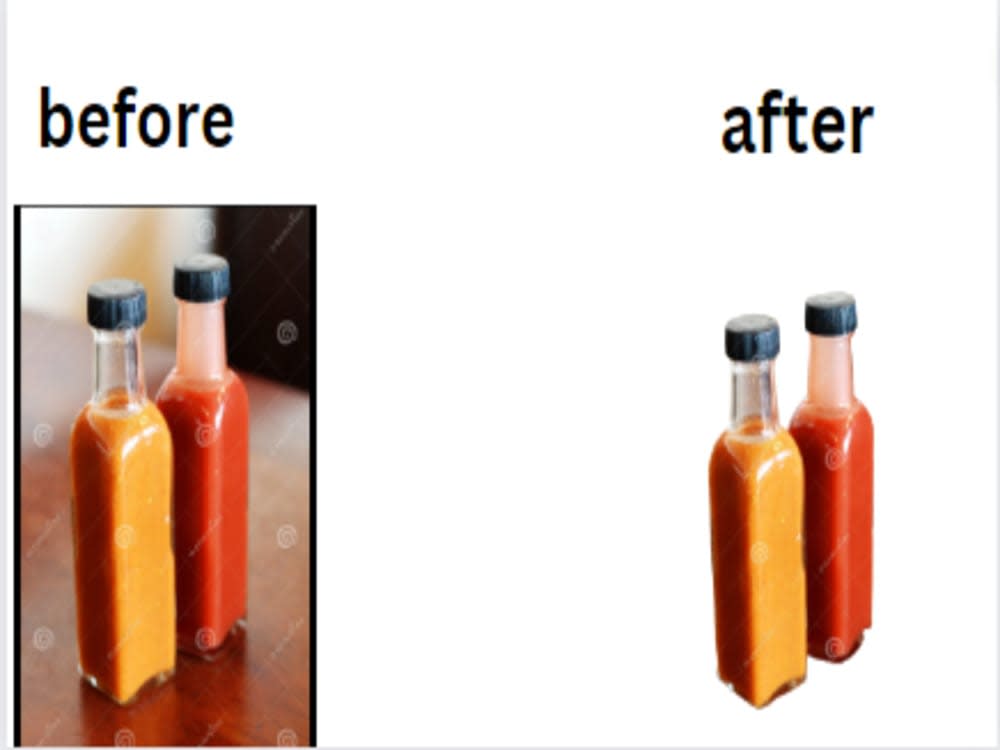 Remove background image and change background colour and image resize