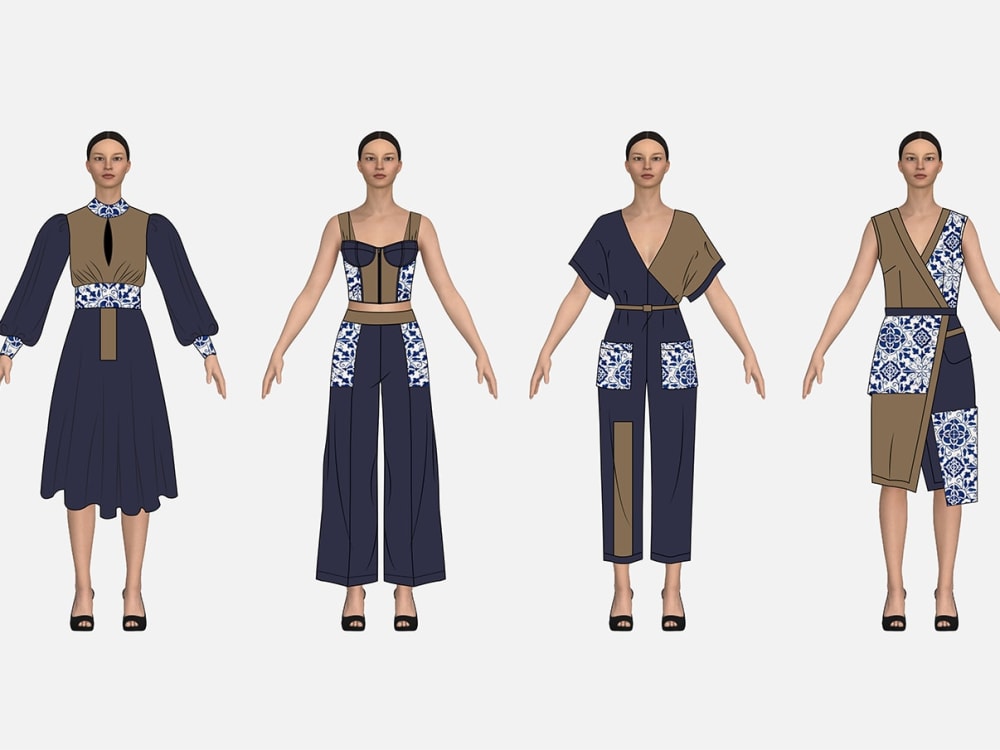 Draw fashion collection, illustration or sketch | Upwork