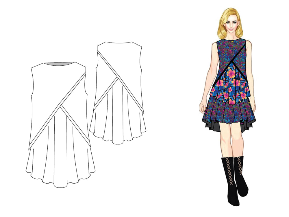 Draw fashion collection, illustration or sketch | Upwork