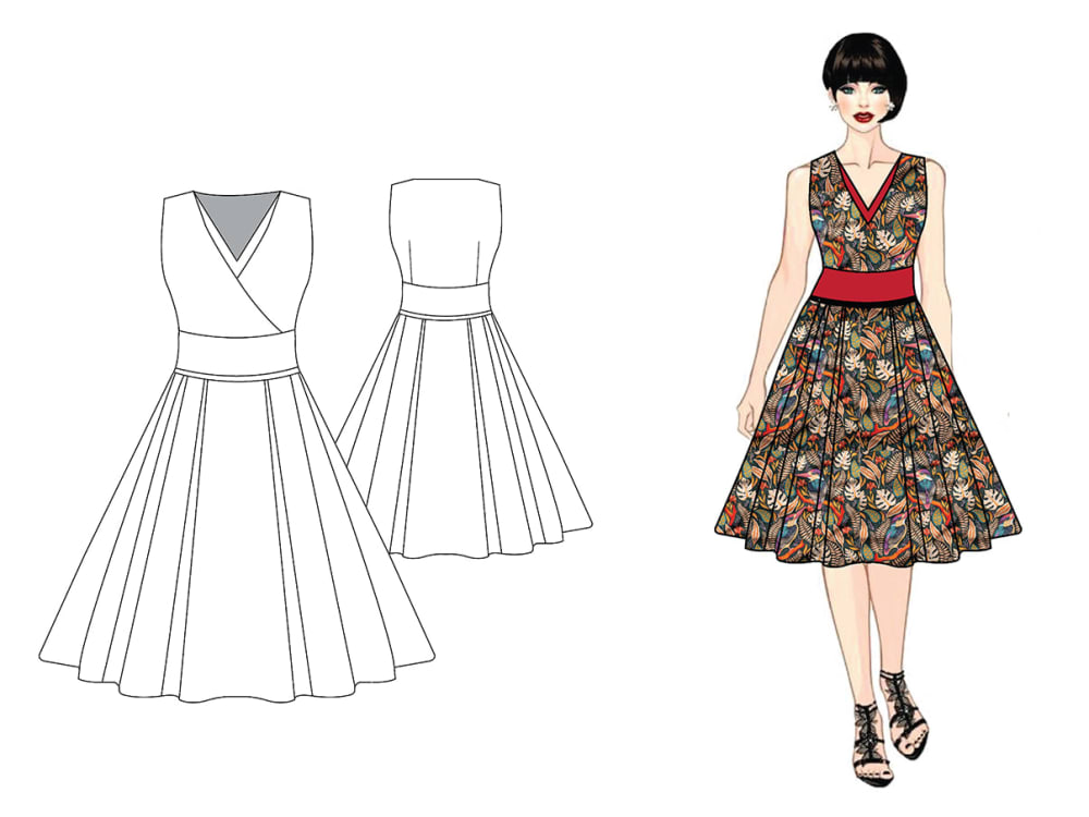 Draw fashion collection, illustration or sketch | Upwork