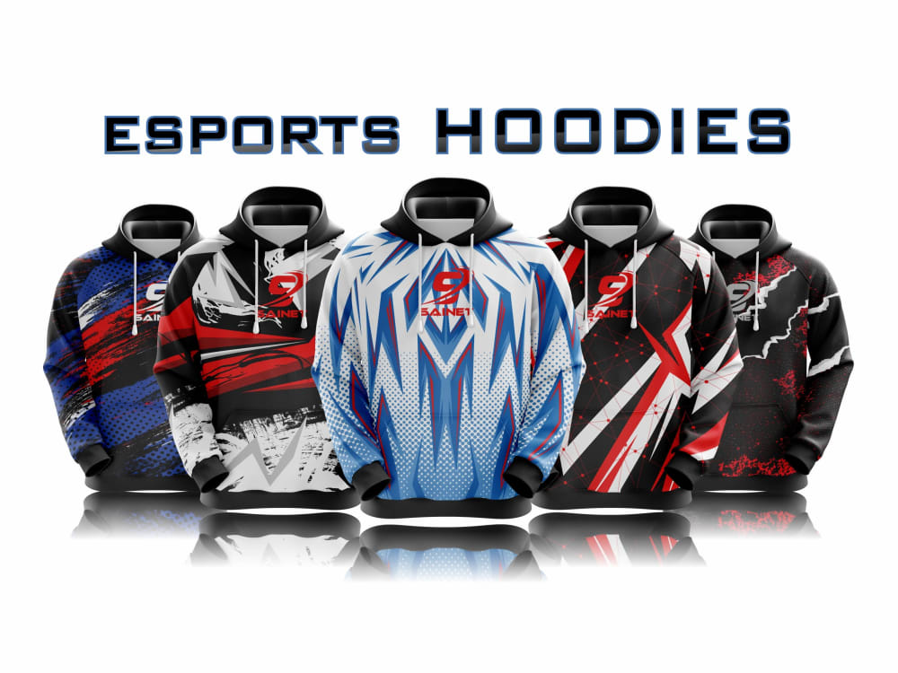 Design an esports jersey hoodie and jacket