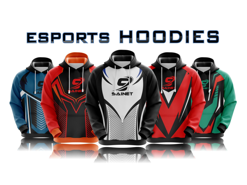 design an esports jersey, hoodie, jacket package