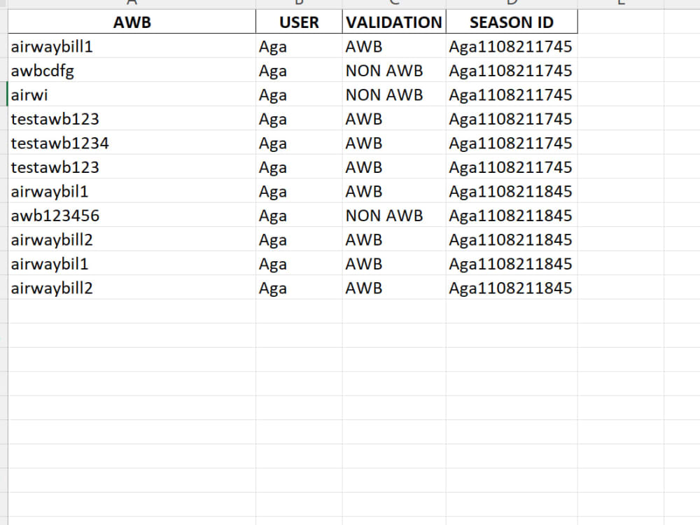 A program to backup your scanned barcode Upwork