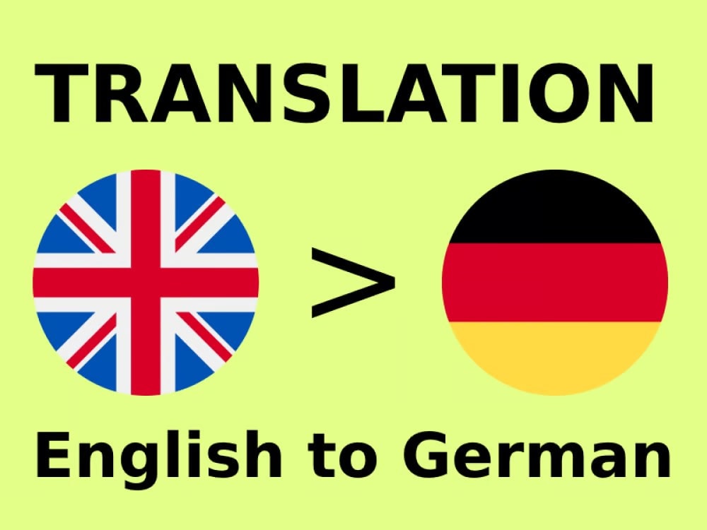 Translation EnglishGerman from German native with 3+ years of