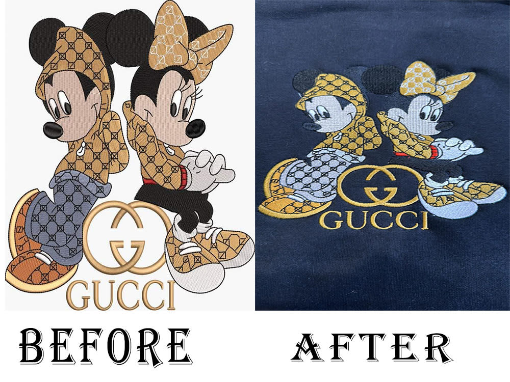 Mickey Gucci Logo PNG Vector (AI) Free Download