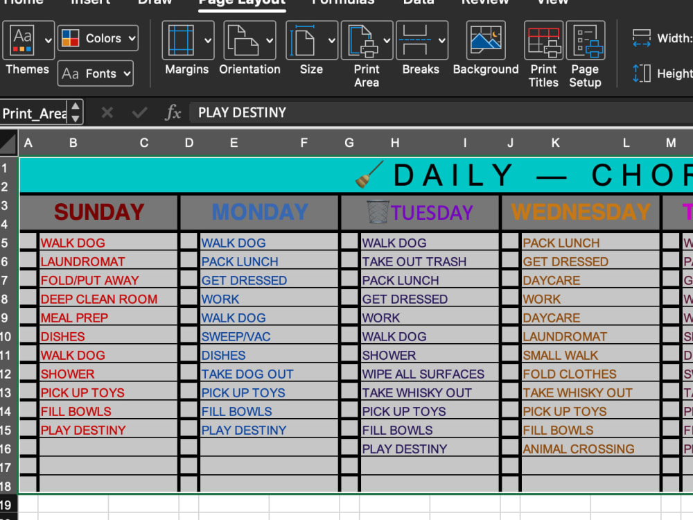 An easytofollow and organized document Copy Paste Design Organize