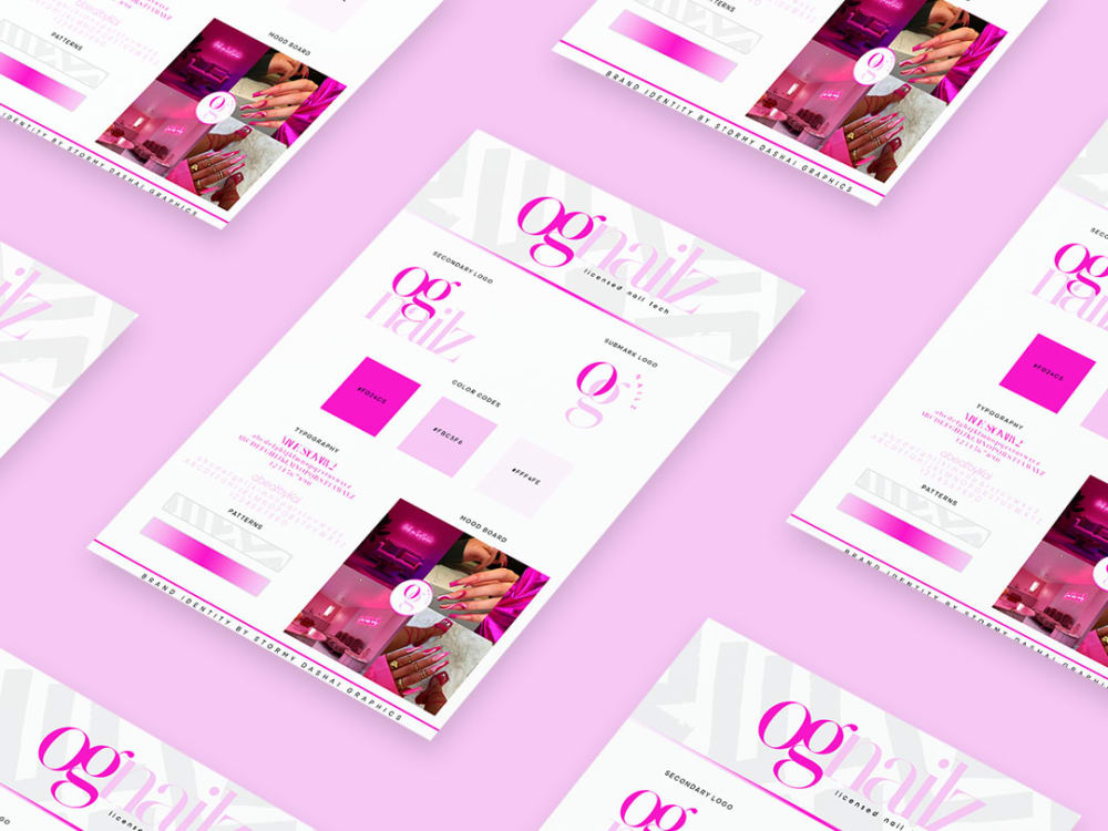 Cohesive and custom branding identity suite Upwork