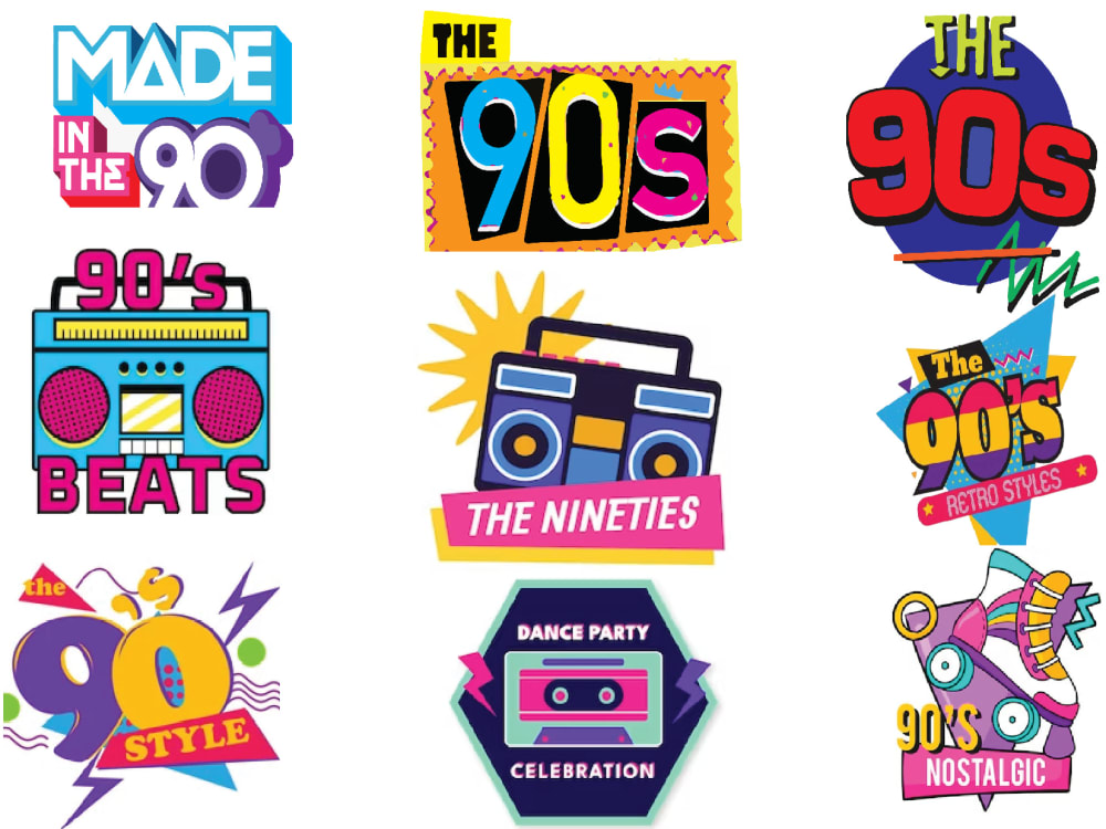 You will get I will design a retro60s 70s, 80s,90s 90s pop style typography  logo for you