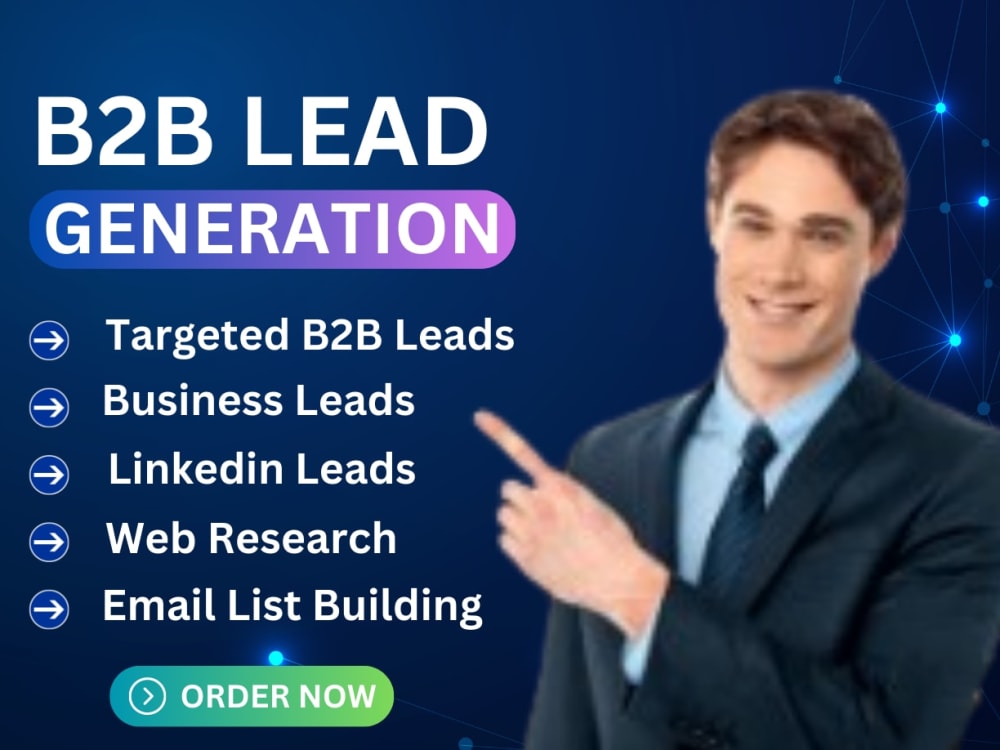 B2b lead generation for any industry | Upwork