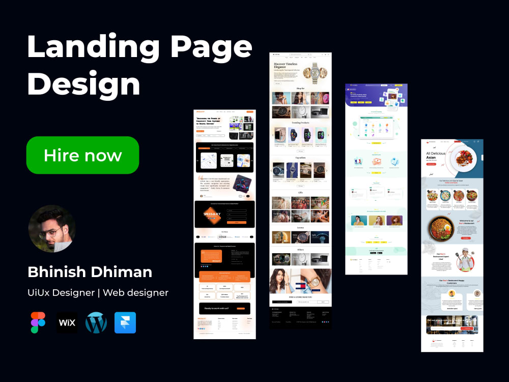 A Stunning Figma Landing Page Design! 🚀 | Upwork