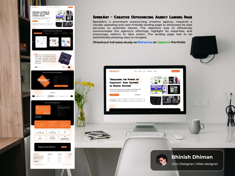 A Stunning Figma Landing Page Design! 🚀 | Upwork