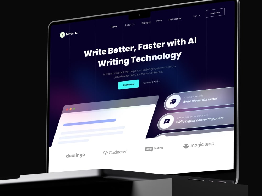 Website UIUX Design Landing Page UI UX Web Ui Ux design In FIgma | Upwork