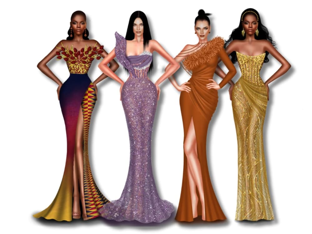 A beatiful and amazing fashion design and illustrations | Upwork