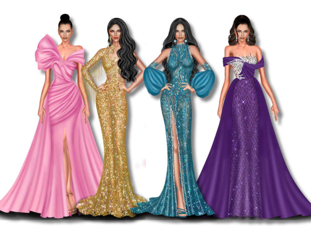 A beatiful and amazing fashion design and illustrations | Upwork