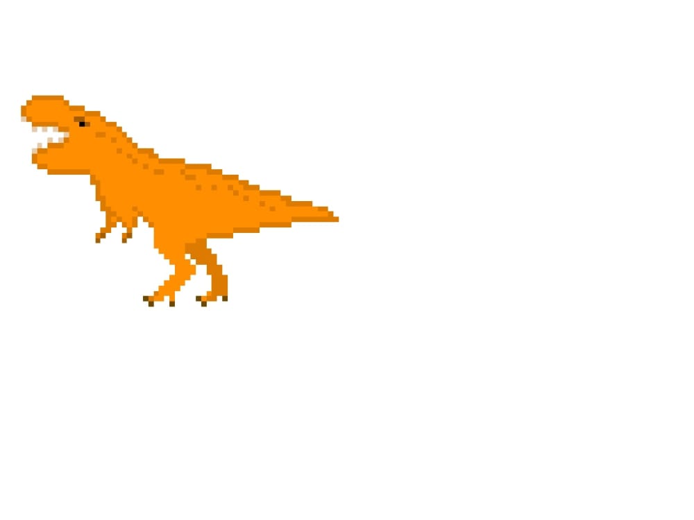 Dino Run 2  Pixel art background, Pixel art, Dinos