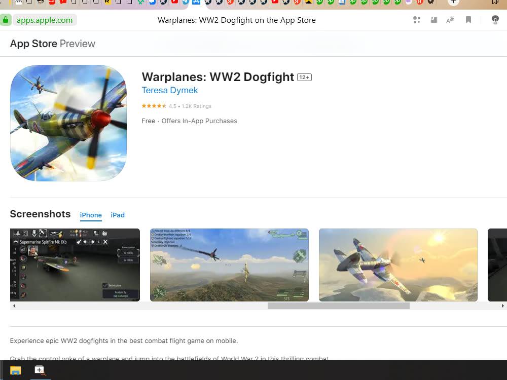 Warplanes: WW2 Dogfight na App Store