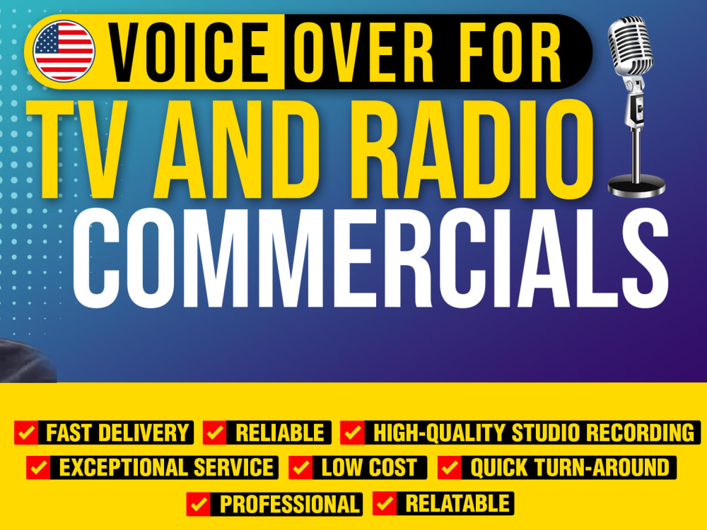 An exceptional male voice over for your TV or Radio