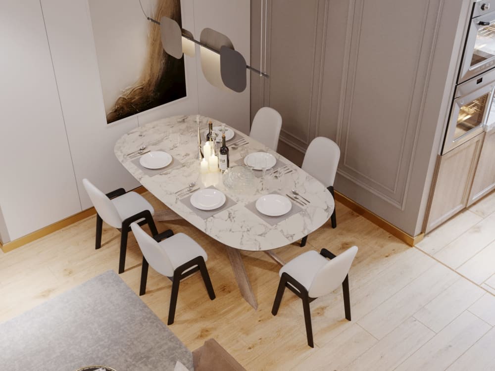 Apartment Elevation Design and Rendering - 3dpower.in