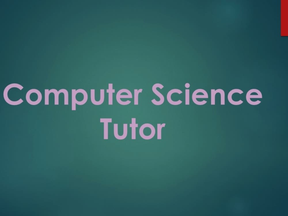 Experienced Computer Science Tutor for Students of all levels | Upwork