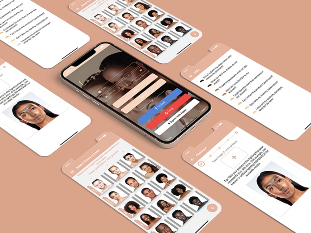 Responsive Mobile App UI/UX designs for your Brand's identity | Upwork