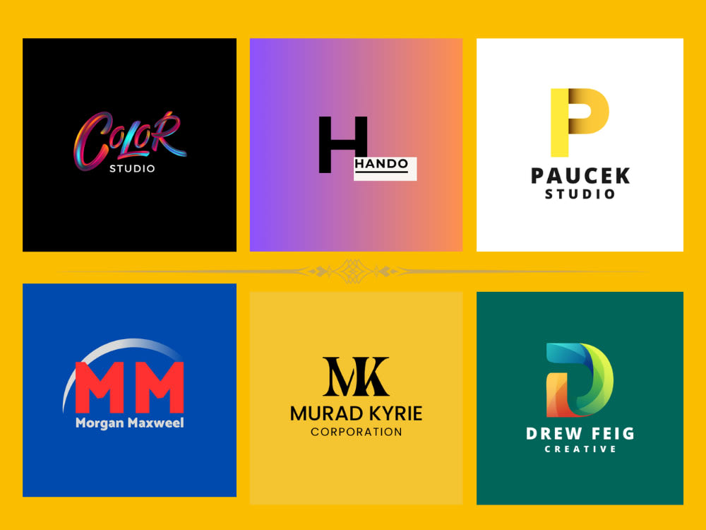 Professional typography logo, a letter mark, wordmark, text, letter