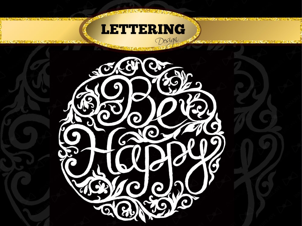 A beautiful lettering design. | Upwork
