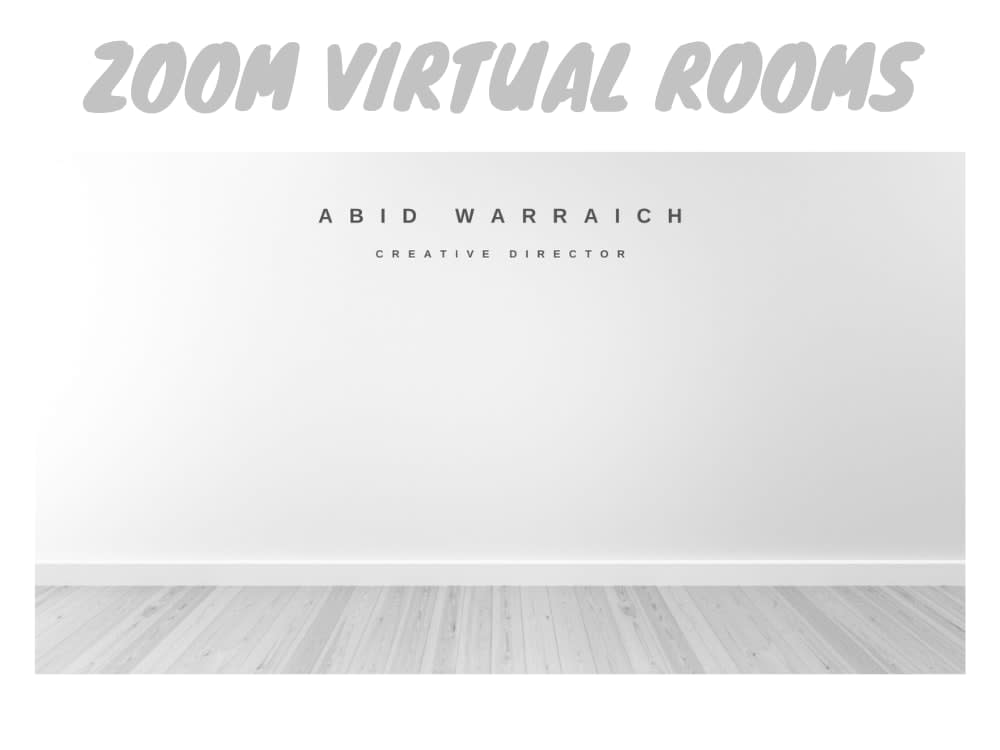 Professional Zoom virtual background for virtual meetings and webinars