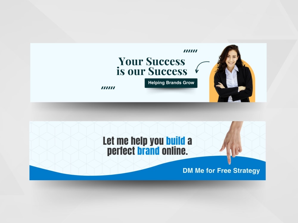 Attractive and Professional Linkedin Banner | Upwork