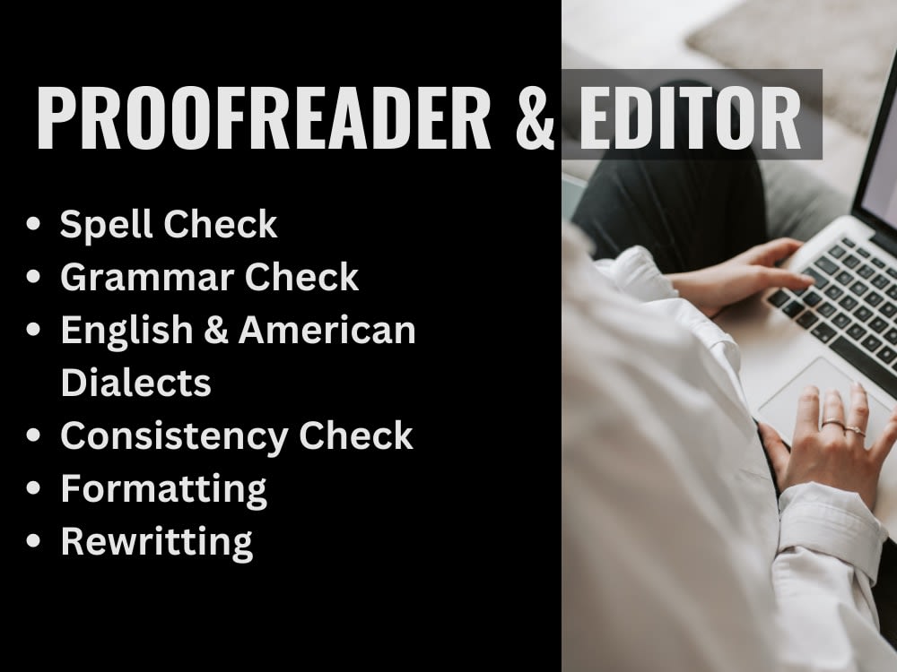 A proofread, and formatted digital copy of your documents Upwork