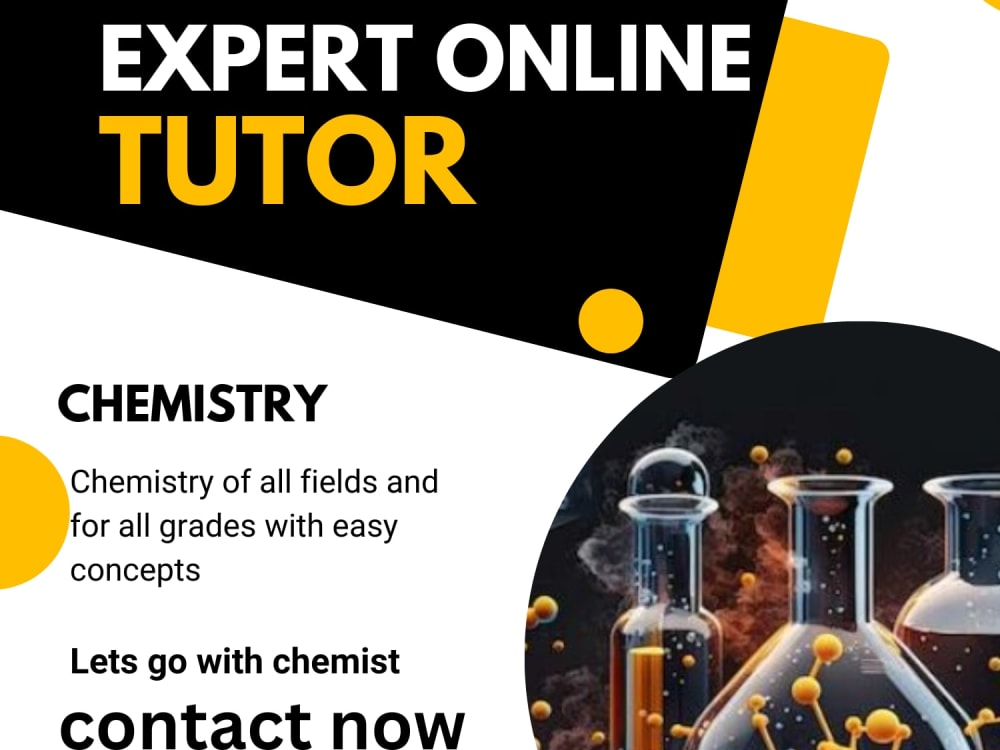 An expert online chemistry tutor.  Upwork