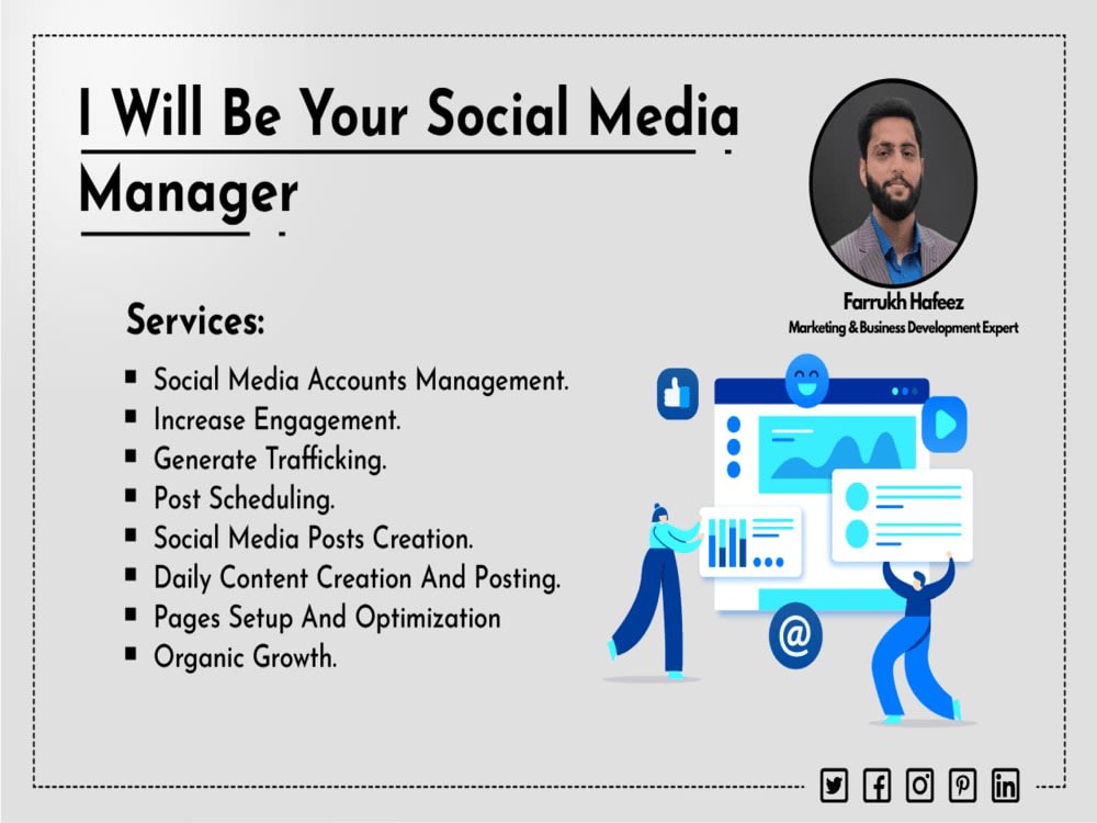 Your professional social media manager Upwork