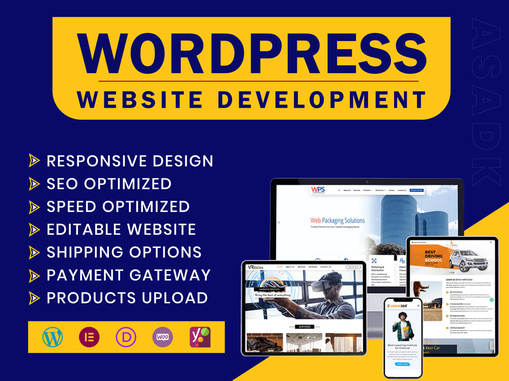 Fully functional WordPress website design|WordPress Developer 