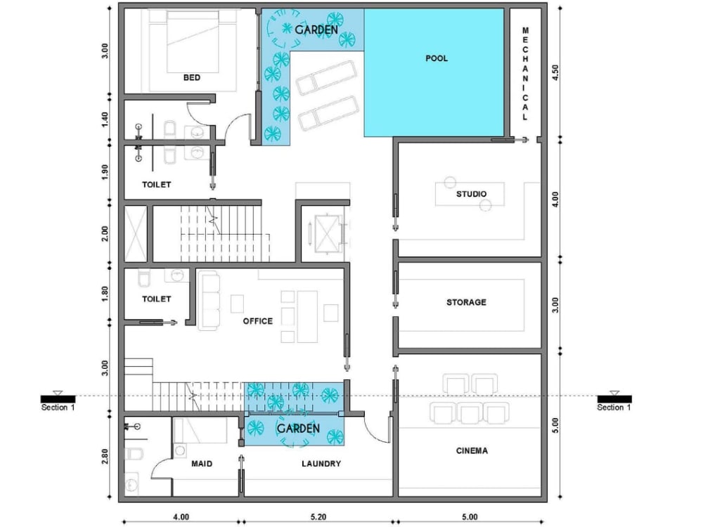 House Design 2d Drawings Floor Plans