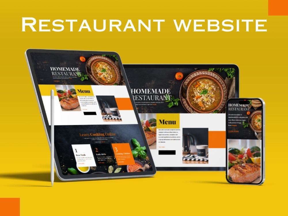 WordPress Wix Squarespace Restaurant site with Online Ordering Service Upwork