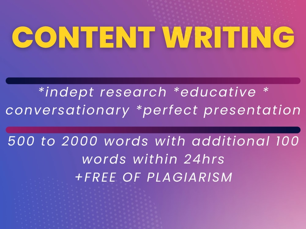 Engaging content with huge retention capacity Upwork