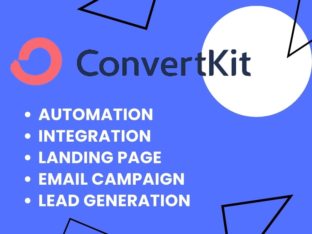 Convertkit newsletter,convertkit landing page,convertkit Upwork