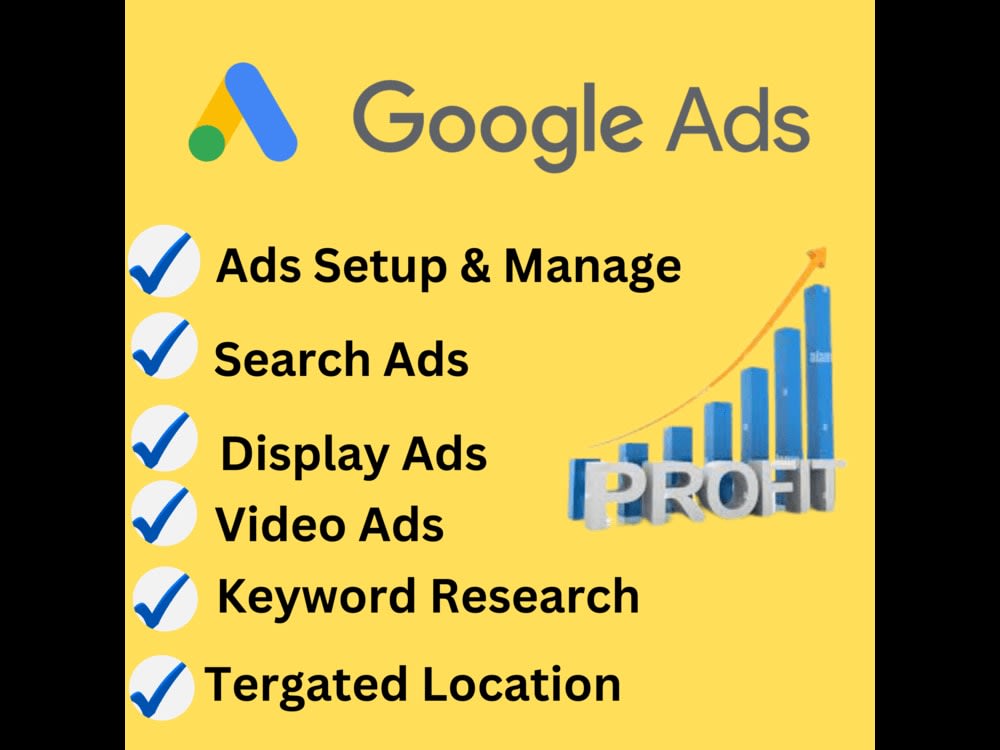 Google ads, Setup and Management with ads expert on Google Adword, PPC