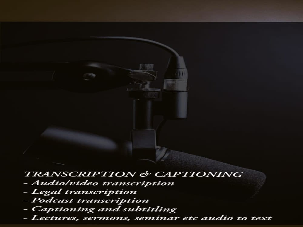 Professional transcription and captions for audio content | Upwork