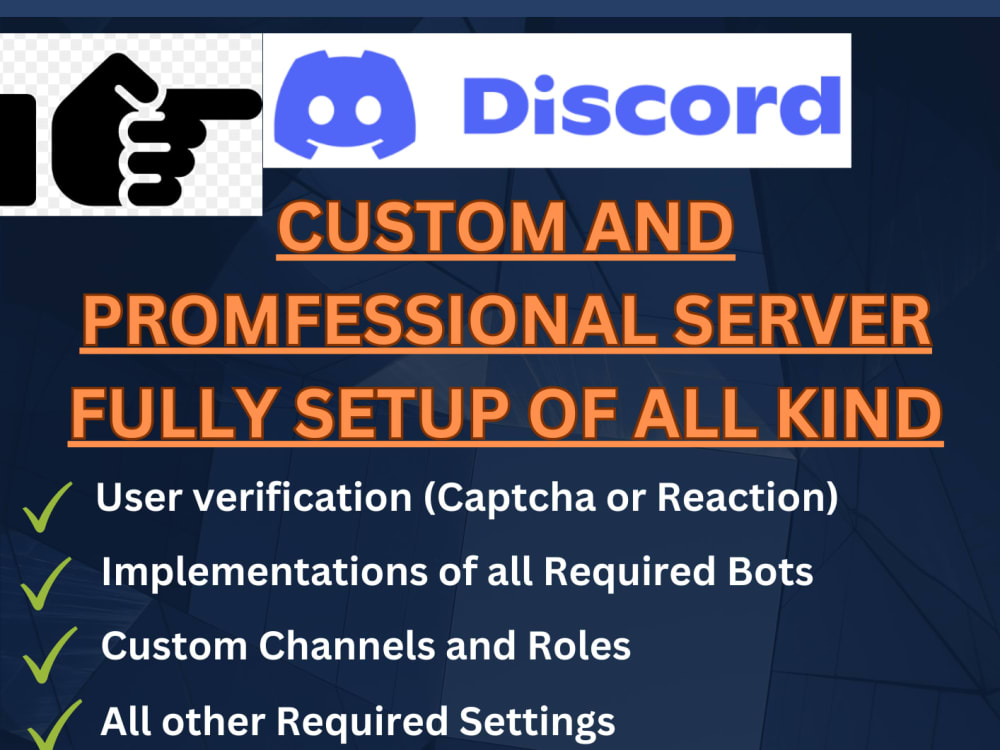 create fully custom discord server
