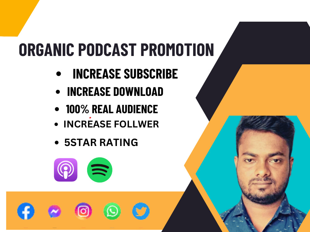 Organic podcast promotion service to get huge Download Subscribe and