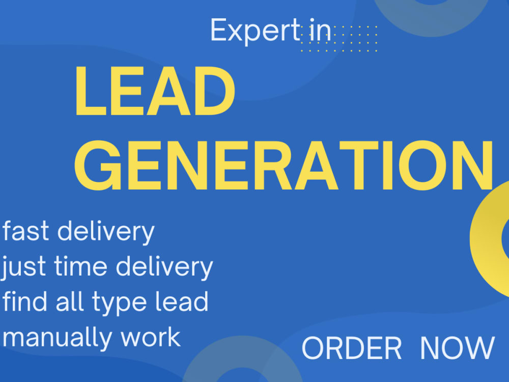 To work on lead generation Upwork